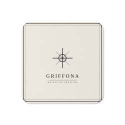 Sous-verre Premium Griffona — Médaillon Boussole