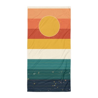 Serviette de plage Coucher de Soleil