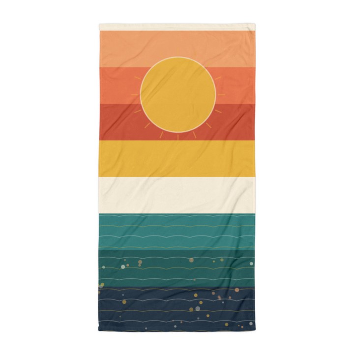 Serviette de plage Coucher de Soleil