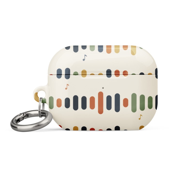 Étui AirPods® Griffona - Motif Équaliseur
