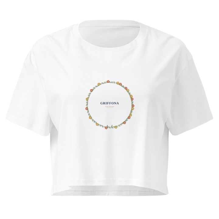 Crop Top Griffona - Couronne Fleur Sauvage