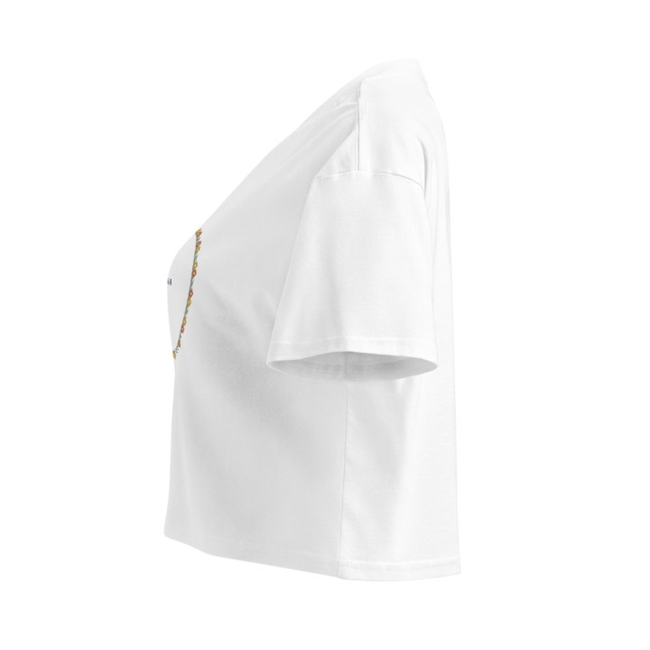 Crop Top Griffona - Couronne Fleur Sauvage