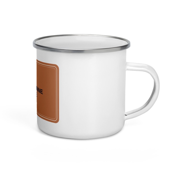 Mug Émaillé Griffona - Je Fonctionne au Café