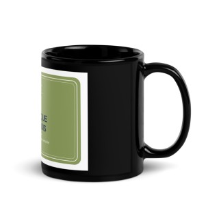 Mug Noir Griffona - Allergique Aux Lundis