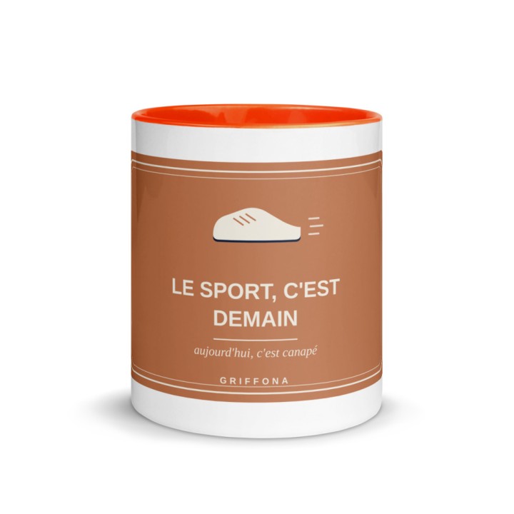 Mug Griffona - Le Sport C'est Demain, Mug Humour Sport