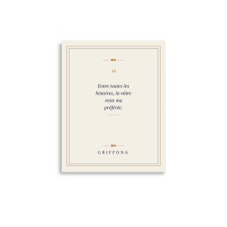 Affiche Citation Griffona - Entre Toutes les Histoires, Cadeau Saint-Valentin