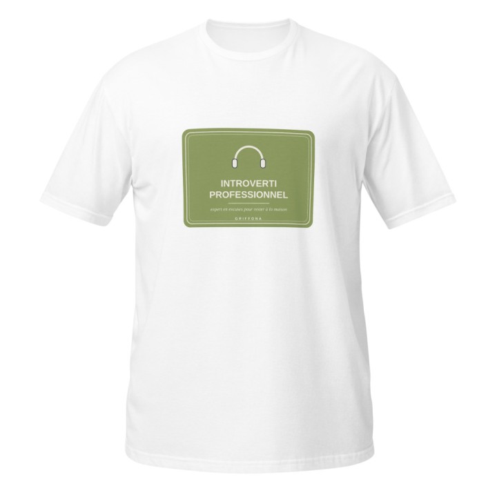 T-shirt Griffona - Introverti Professionnel, Humour