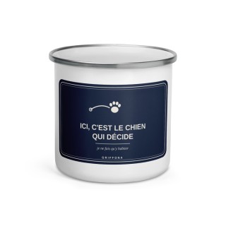 Mug Griffona - Ici C'est le Chien Qui Décide, Humour Animaux