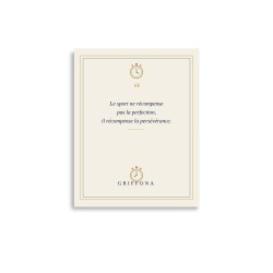 Affiche Citation Griffona - Le Sport Ne Récompense Pas la Perfection, Cadeau Sport