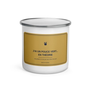 Mug Griffona - Pouce Vert en Théorie, Humour Plantes