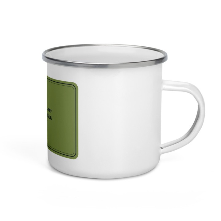 Mug Émaillé Griffona - Accro au Chocolat, Humour Gourmand