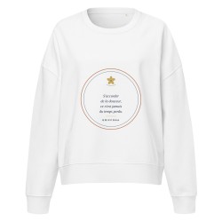 Sweat Femme Griffona - Citation « S'accorder de la Douceur »