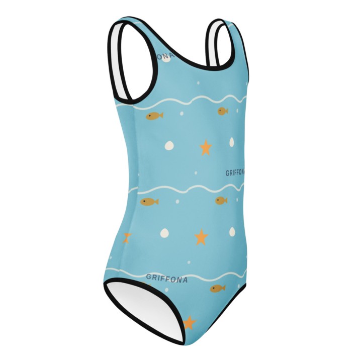 Maillot de Bain Griffona - Motif Étoile de Mer & Créatures Marines