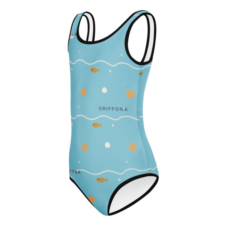 Maillot de Bain Griffona - Motif Étoile de Mer & Créatures Marines