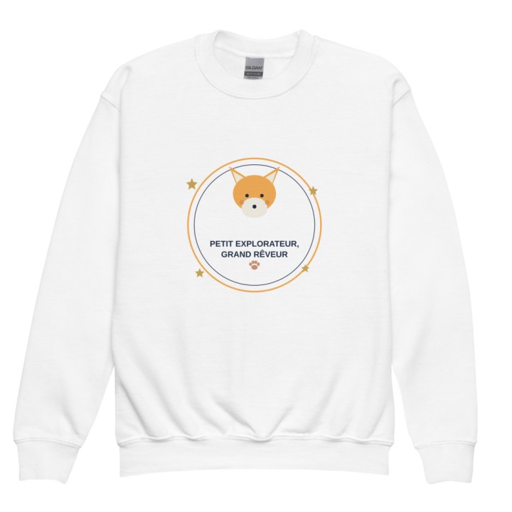 Sweat Enfant Griffona - Motif Renard Explorateur