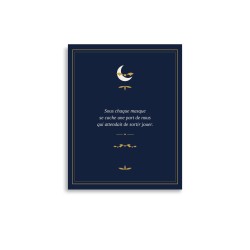Affiche Citation Griffona - Sous Chaque Masque, Cadeau Halloween