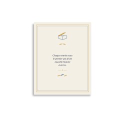 Affiche Citation Griffona - Rentrée Scolaire, Cadeau Nouvelle Année Scolaire