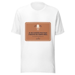 T-shirt Griffona - Je ne Chante Pas Faux, Humour Karaoké