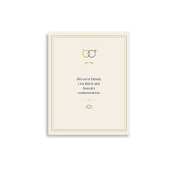 Affiche Citation Griffona - Fiançailles, Cadeau Demande en Mariage