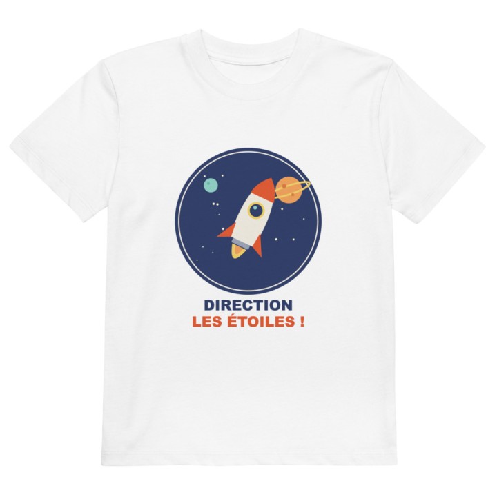 T-shirt Enfant Bio Premium Griffona — Direction les Étoiles