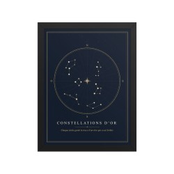 Affiche Encadrée Premium Griffona — Constellations d'Or