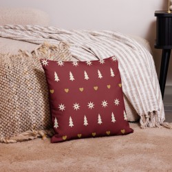 Coussin Premium Griffona — Noël Hiver Nordique