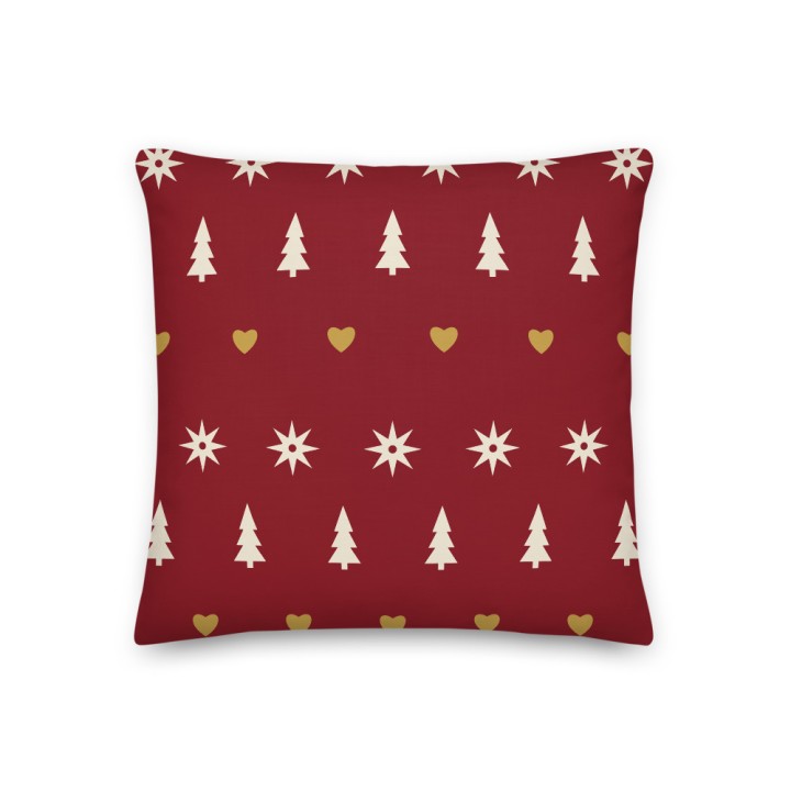 Coussin Premium Griffona — Noël Hiver Nordique