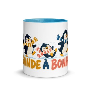 Mug Premium Griffona — La Bande à Bonheur, Intérieur Bleu