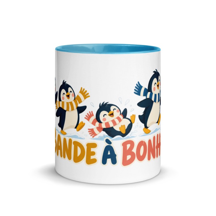 Mug Premium Griffona — La Bande à Bonheur, Intérieur Bleu