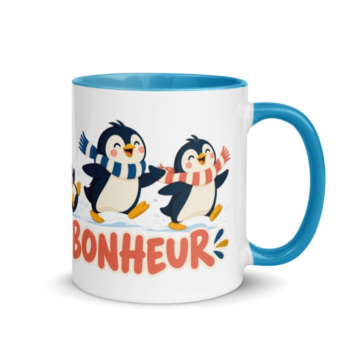 Mug Premium Griffona — La Bande à Bonheur, Intérieur Bleu