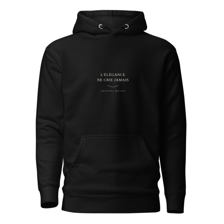 Hoodie Premium Griffona — « L'Élégance Ne Crie Jamais »