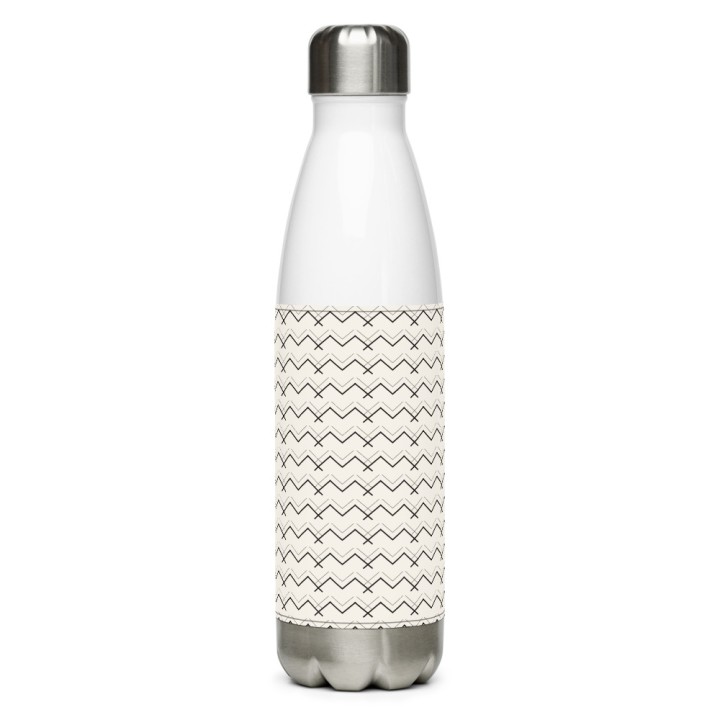 Bouteille Isotherme Premium Griffona — Motif Chevrons