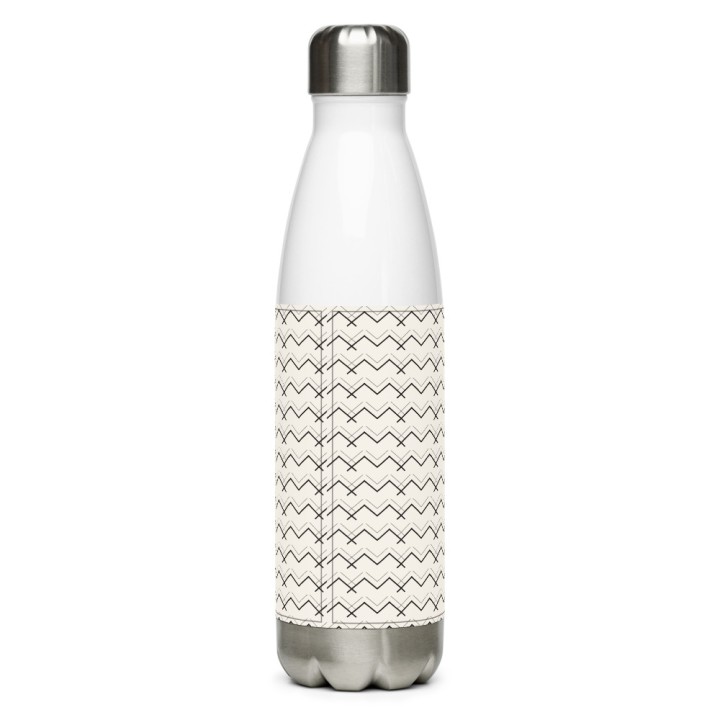 Bouteille Isotherme Premium Griffona — Motif Chevrons