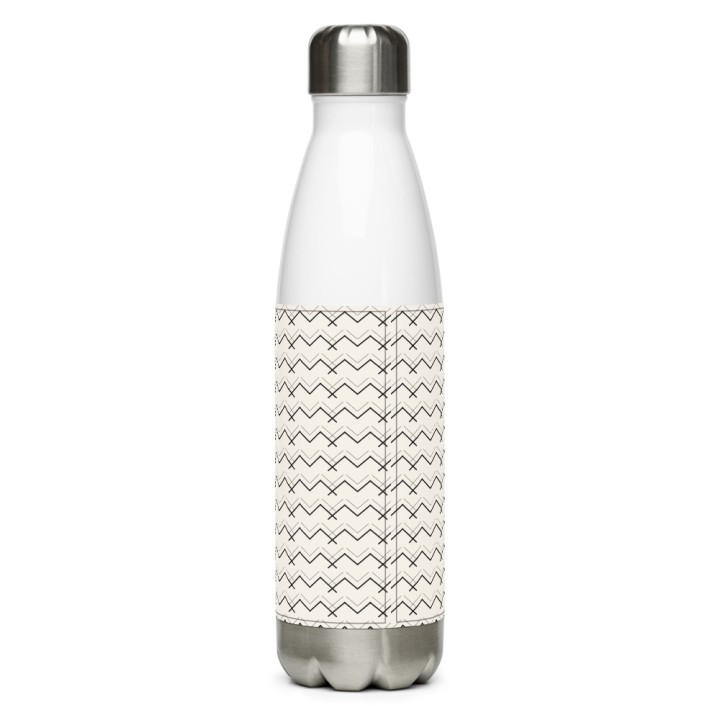 Bouteille Isotherme Premium Griffona — Motif Chevrons