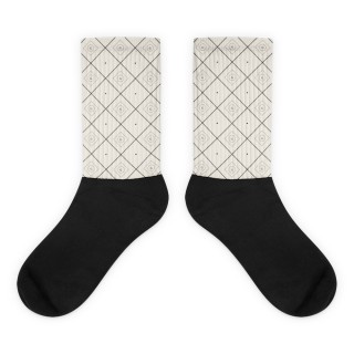 Chaussettes Premium Griffona — Motif Diamant
