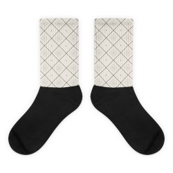 Chaussettes Premium Griffona — Motif Diamant