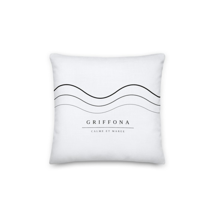 Coussin Premium Griffona — Calme et Marée
