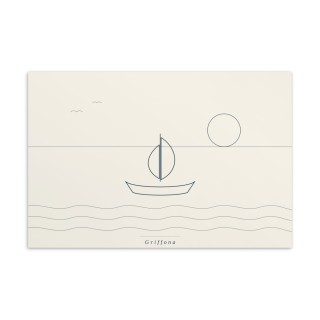 Carte Postale Premium Griffona — Voilier au Large