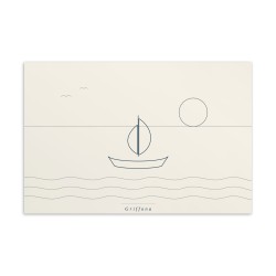 Carte Postale Premium Griffona — Voilier au Large