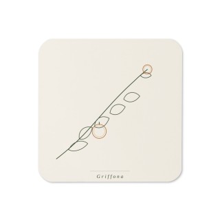 Sous-Verre Premium Griffona — Branche d'Agrumes