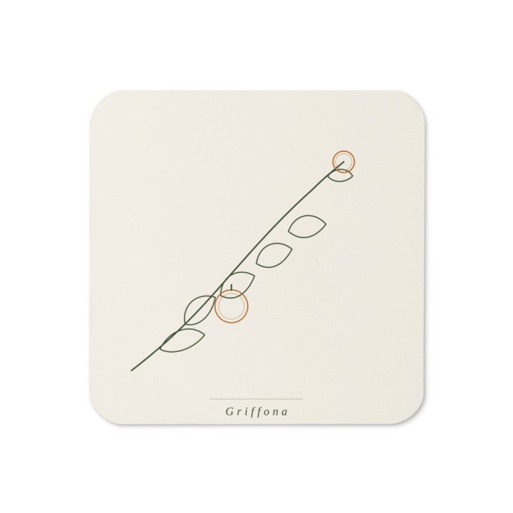 Sous-Verre Premium Griffona — Branche d'Agrumes