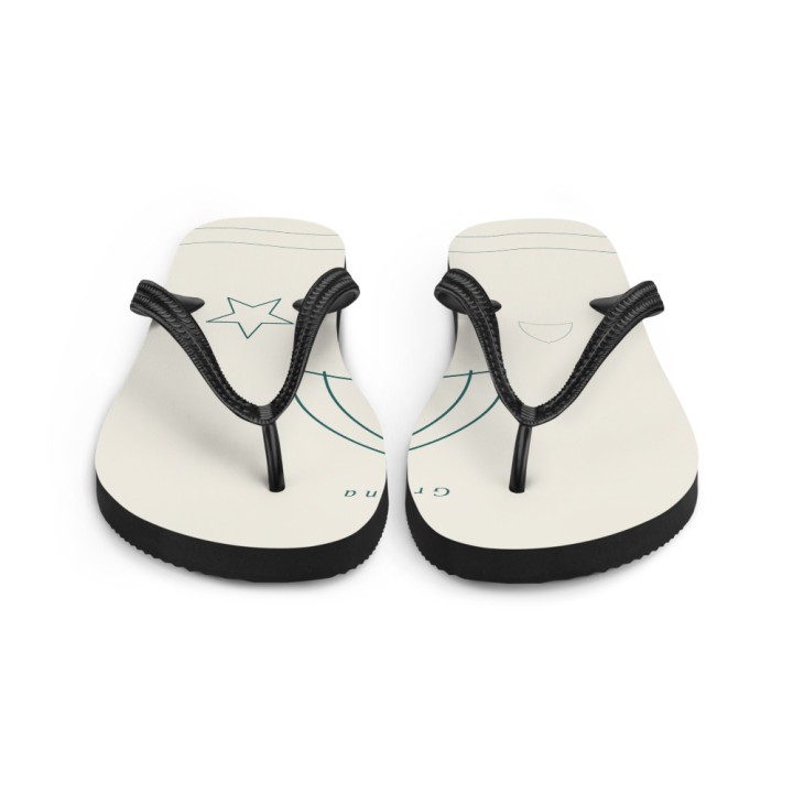 Tongs Premium Griffona — Coquillage et Étoile de Mer