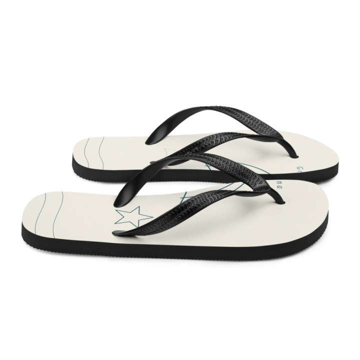 Tongs Premium Griffona — Coquillage et Étoile de Mer
