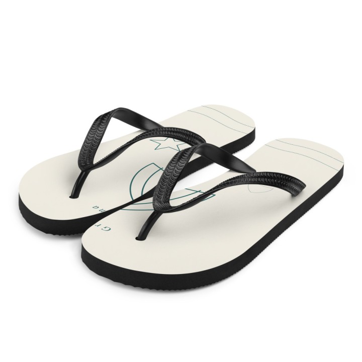Tongs Premium Griffona — Coquillage et Étoile de Mer