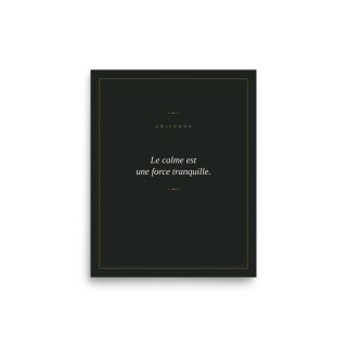 Affiche Premium Griffona — Le Calme