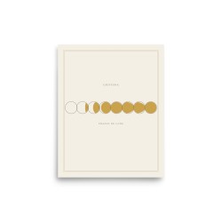 Affiche Premium Griffona — Phases de Lune