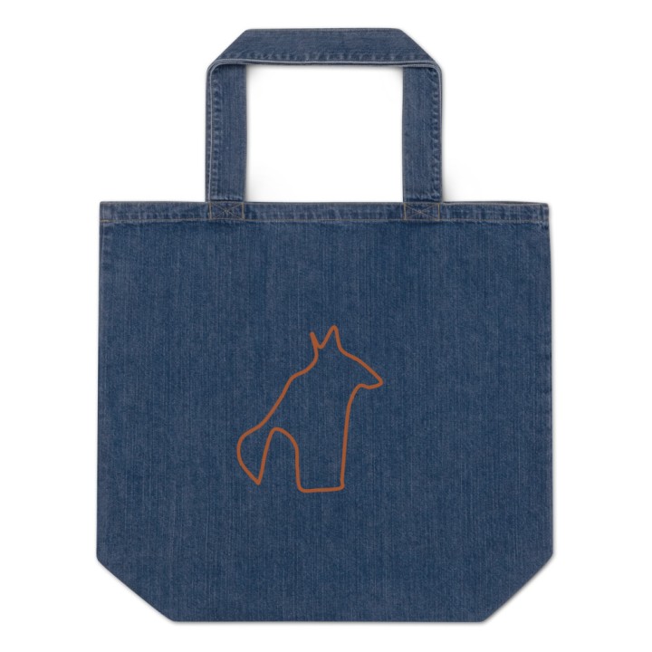 Tote Bag Premium Griffona — Renard en Une Ligne