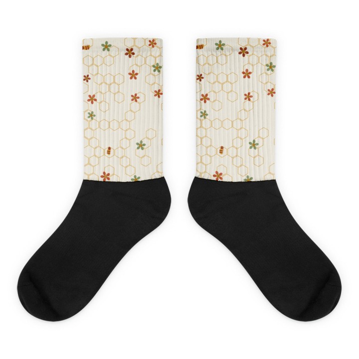 Chaussettes Premium Griffona — Abeilles & Nid d'Abeilles