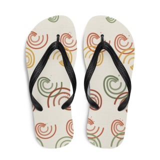 Tongs Premium Griffona — Vagues Stylisées