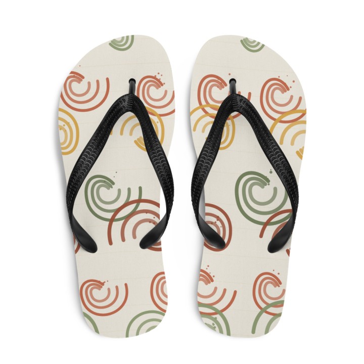 Tongs Premium Griffona — Vagues Stylisées